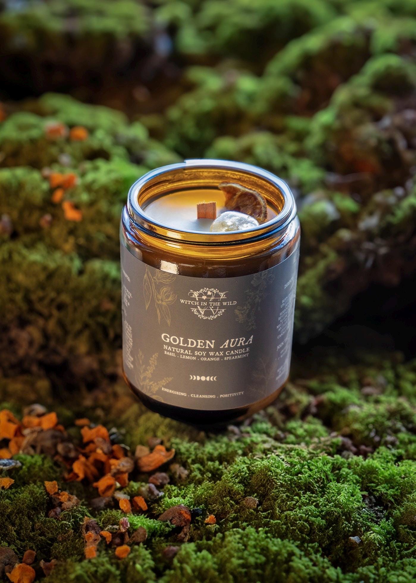 Golden Aura Candle - Energy & Cleansing