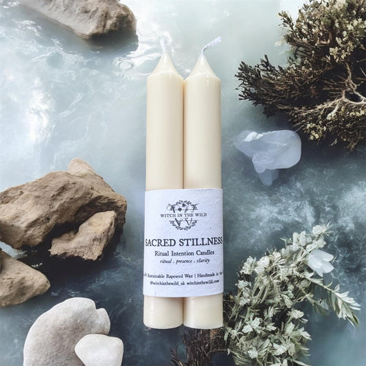 Sacred Stillness Ritual Intention Candles